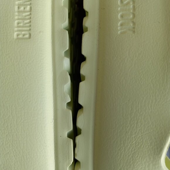 NWOB Birkenstock Arizona Essentials Faded Lime Green EVA Sandals 38N / 7 -  7.5 - Picture 6 of 16